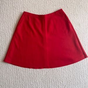 Ann Taylor Loft A-Line Skirt - Red - Size 8P